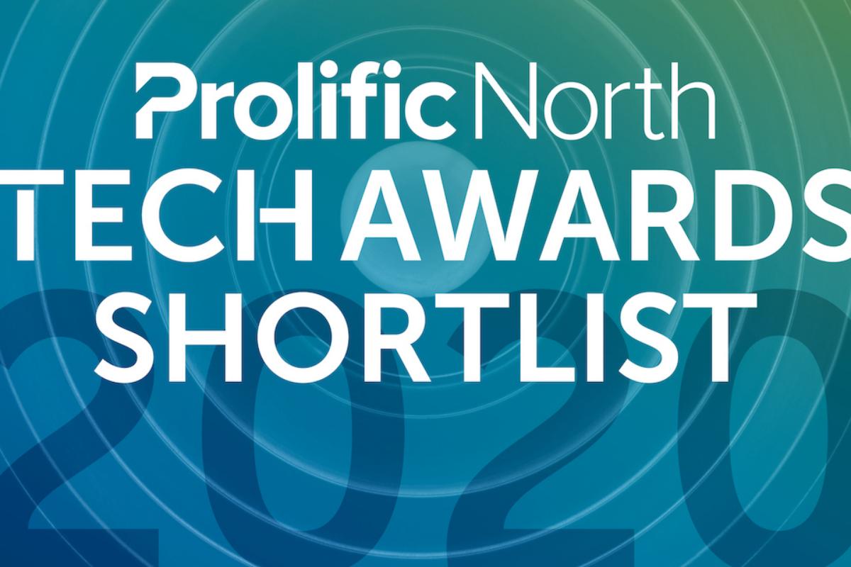 Shortlisted in the Prolific North Tech Awards 2020